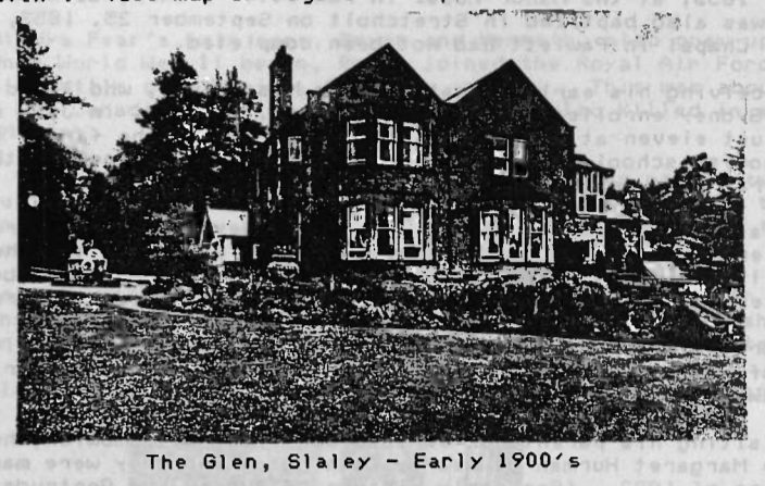 Ella Carter's home The Glen