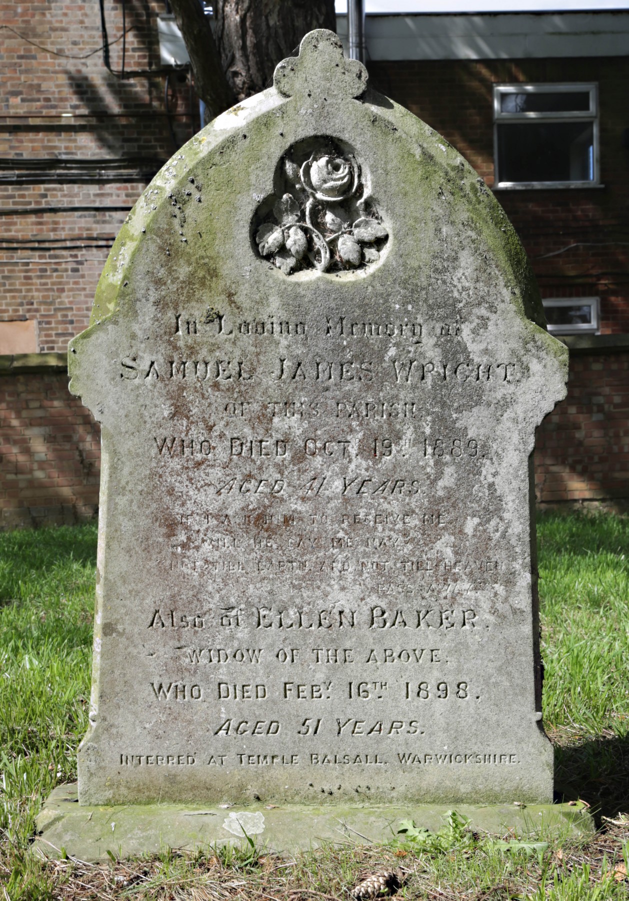 Grave of Samuel James Wright