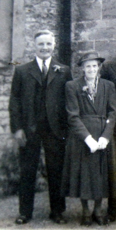 Charles Mason (Lots 65, 72 & 74) and his wife Annie at his son Fred’s wedding in 1943.