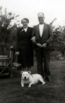 Kathleen and Percy Bond, who started the stall where the Dogs Trust is now located.
