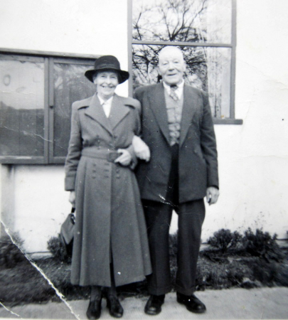 George Sutton and his wife, in later years.