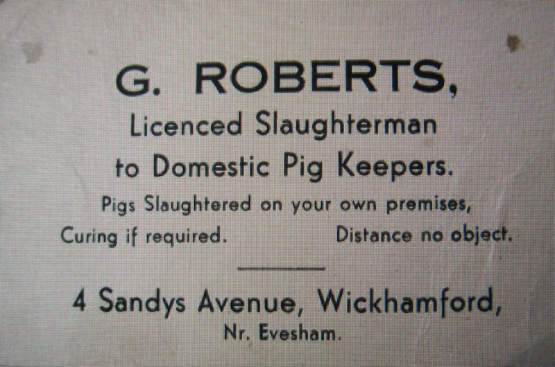 George Roberts slaughterman