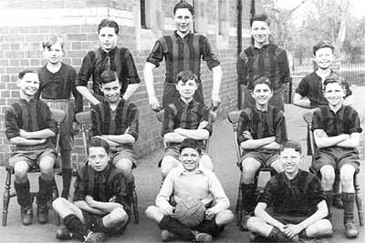 School football team about 1937