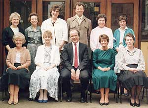 Badsey First School Staff (c 1990)