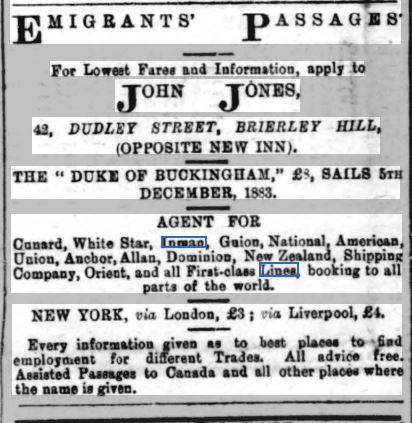 Emigrant Ad