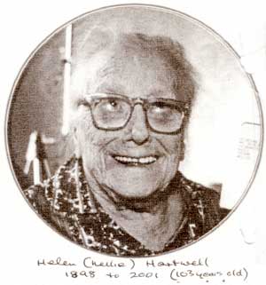 Helen (Nellie) Hartwell, 1898-2001 (103 years old)