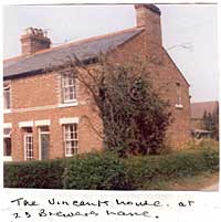 The Vincent house at 25 Brewers Lane.