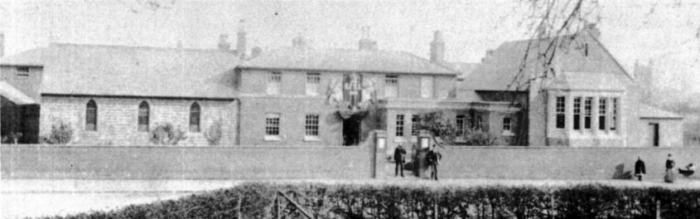 Part of Pershore Union Workhouse in 1895, home to Ellen Hooper and her four children.