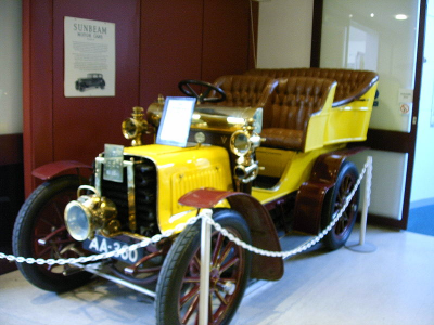 A Sunbeam car of the period