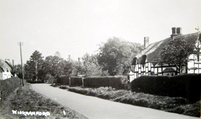 A postcard from the 1930s showing ‘Brookfield’, Bertha Drysdale’s home in Manor Road, Wickhamford for over 30 years
