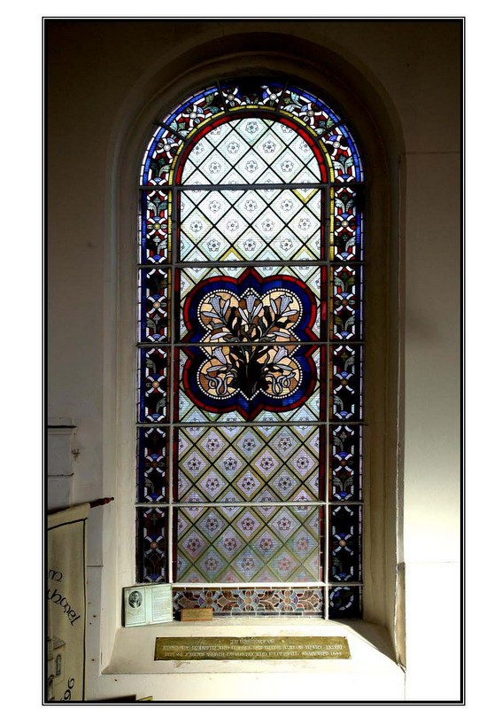 Anthony Martin window in the Evesham Unitarian Chapel