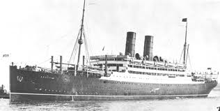 The Cunard ship R.M.S. Andania.