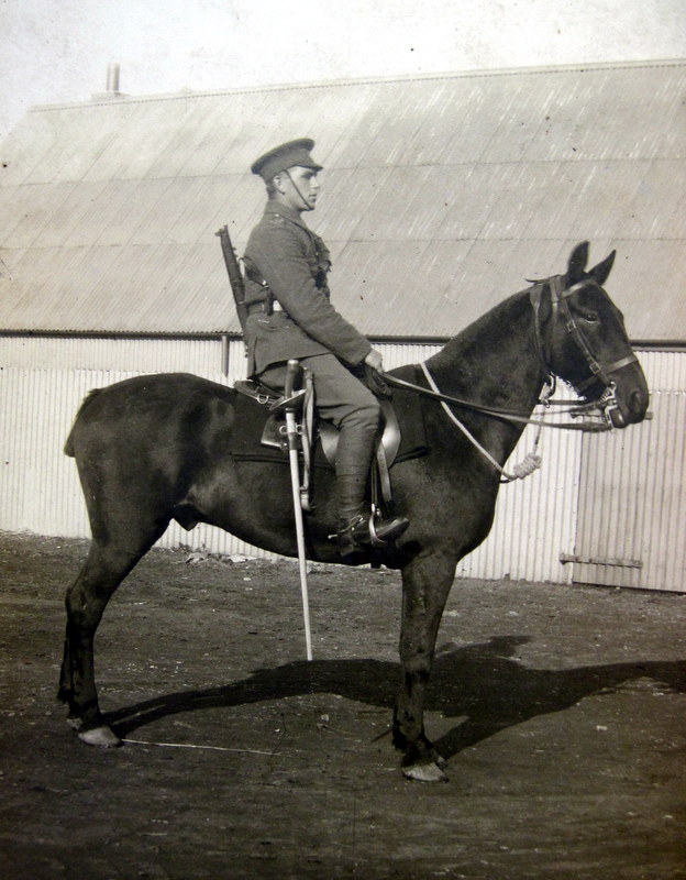 George Mason on horse