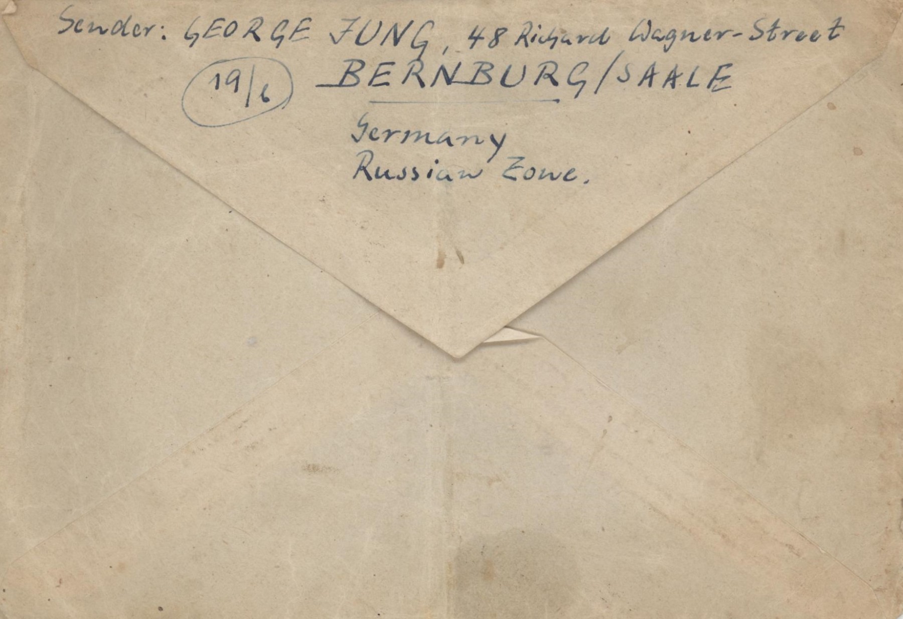 George Jung envelope