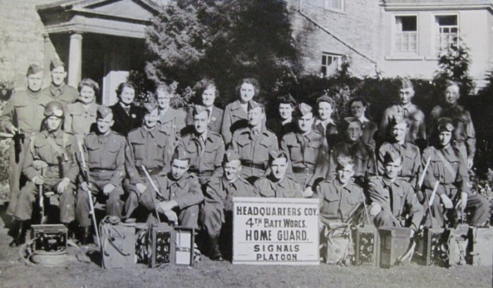 Headquarters Company, Signals Platoon with signalling equipment and women auxiliary staff