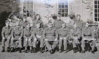 Battalion training staff in 1944