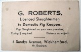 Pig slaughterman