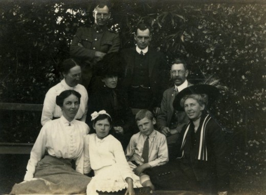 Bessie Sladden with Hubert & family