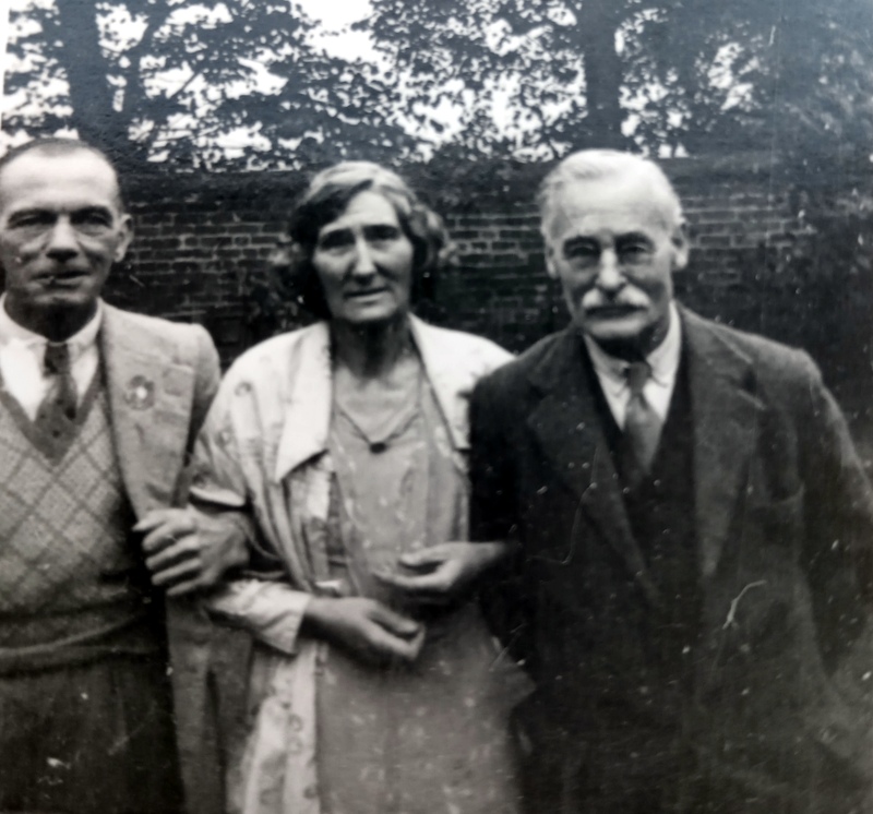 Frederick & Constance Collett with Daniels family