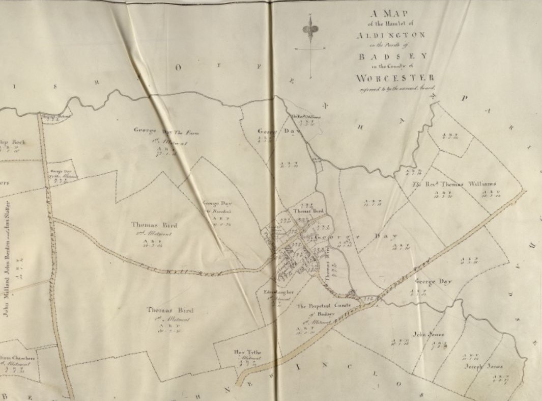 Aldington Enclosure Map