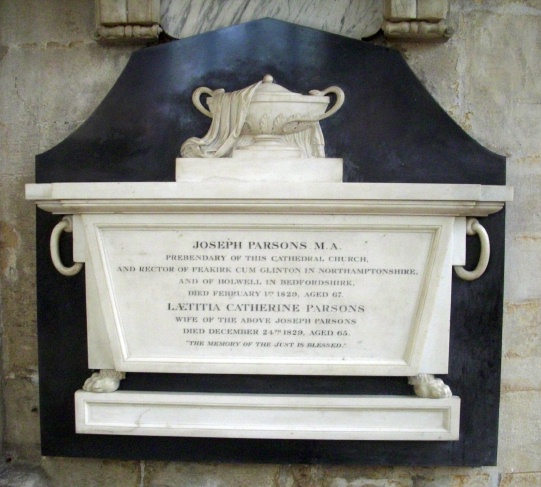 Joseph Parsons tomb