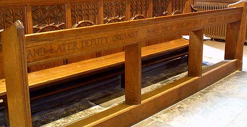 Choir stall