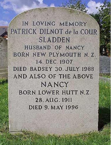 Patrick Sladden grave