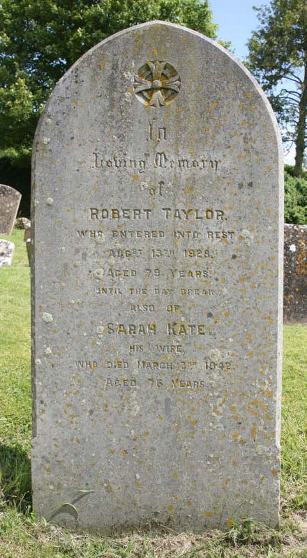 Taylor headstone