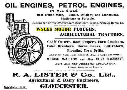 Wyles plough advert
