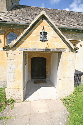 5. The plain south porch of 1730.