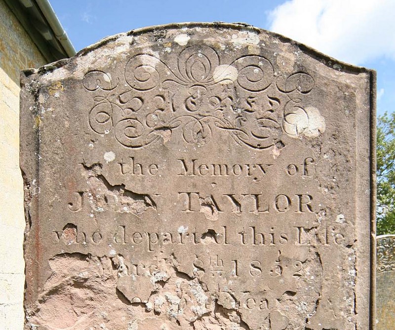 John Taylor headstone