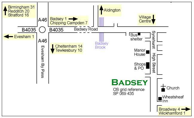 Map of village