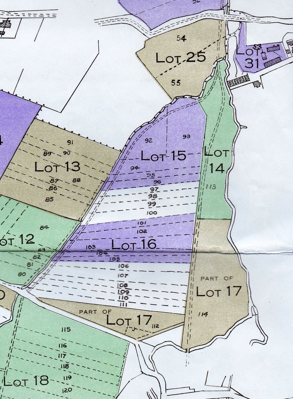 1930s map from Auction details