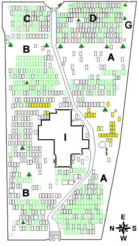 Churchyard layout