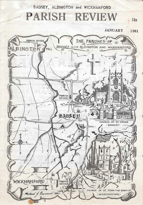 Badsey, Aldington and Wickhamford Parish Review, January 1981