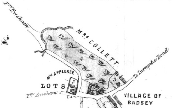 Lot 8 1866 map