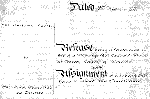 2nd May 1818  - Release being a Conveyance in fee of a Messuage Mill Land and Premises at Badsey County of Worcester with Assignment of a term of 1000 years to attend the Inheritance