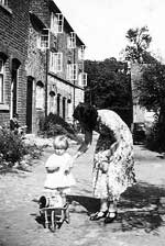 One of a series of photos showing life in Mill Cottages between 1945 and 1968.