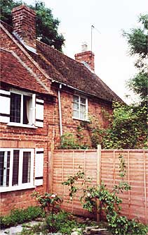 Rose Cottage (left) and part of Vine Cottage
