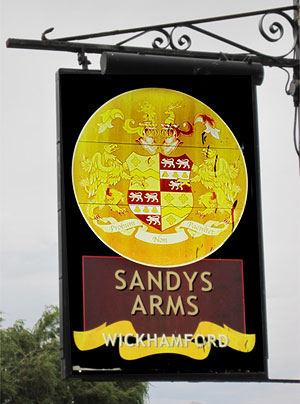 Sandys Arms pub sign