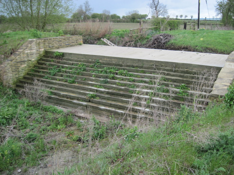 The reconstructed weir in 2012.