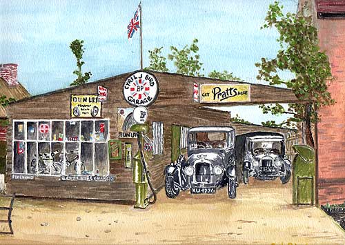 Painting Bird’s Garage by John Bird