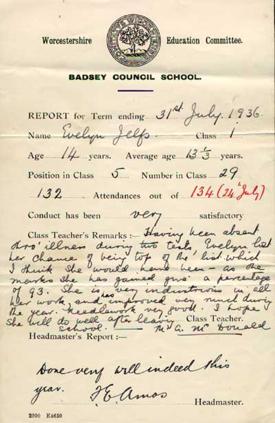 1936 school report