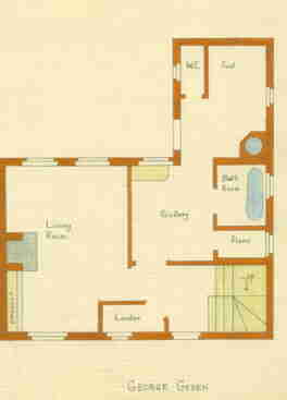 "Plan of Council Houses, Badsey" by Charles Henry Malin