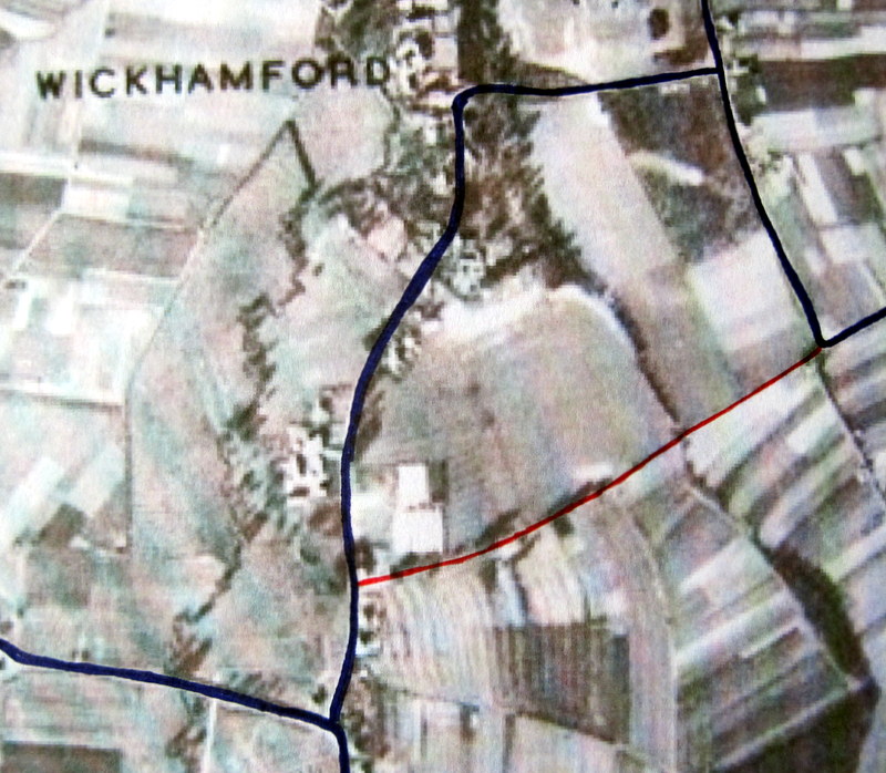 Wickhamford aerial photo