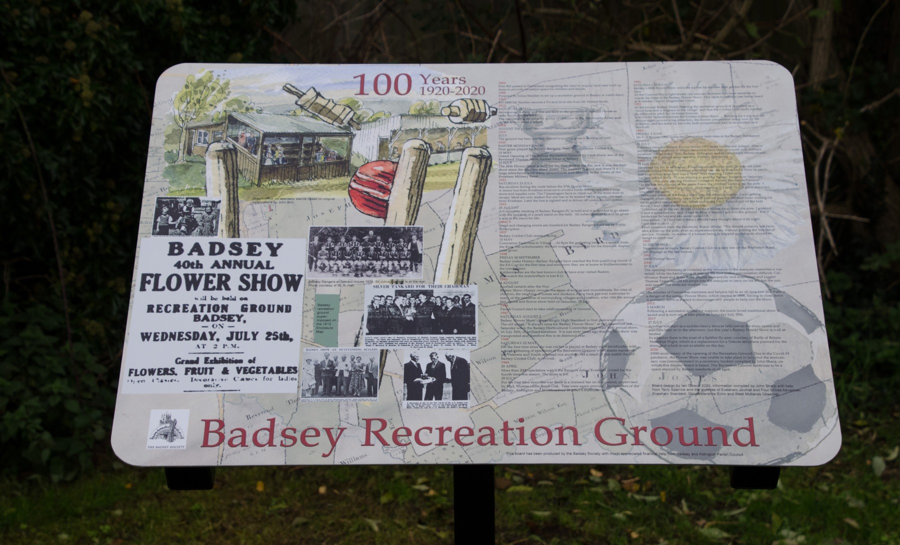 Recreation Ground Information Board