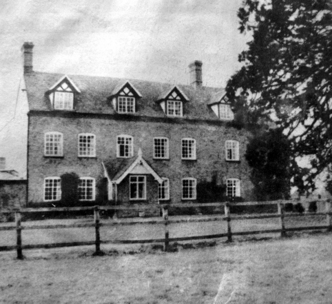 The farmhouse at Field Farm, pictured in the 1980s.