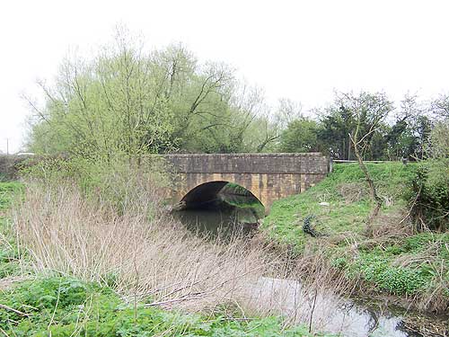 Horsebridge, on the Evesham to Bretforton road.  This structure was built in 1934, replacing an older bridge.