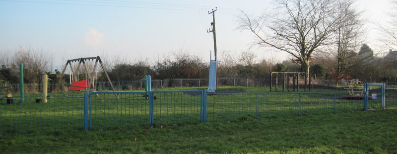 The adventure playground in the recreation ground – (photographed in January 2015).