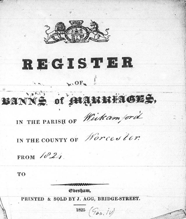 Banns register